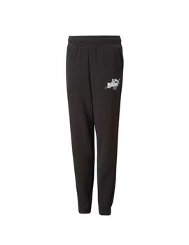 Pantalon Puma ESS+Street Art Negro Niño