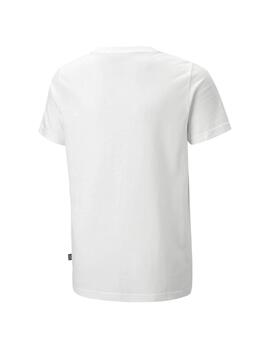 Camiseta Puma ESS Street Art Blanco Niño