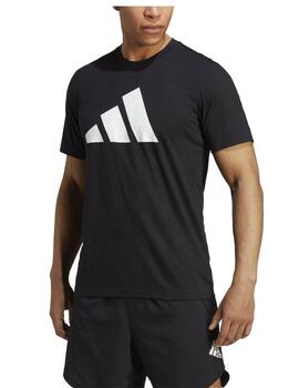 Camiseta Adidas TR-ES FR Logo Negro/Bco Hombre