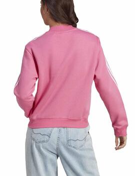 Sudadera Adidas W 3S HN SWT Rosa/Bco Mujer