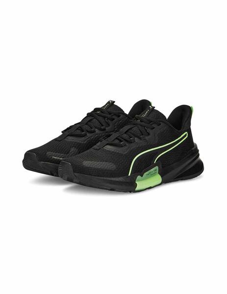 Zapatillas Puma PwrFrame TR2 Negro Verde Hombre