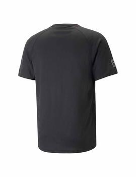 Camiseta Puma Fit Ultrabreath Negro/Verde Hombre