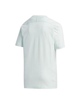 Camiseta Manga Corta Adidas BB  Verde Agua Pastel