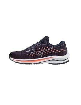 Zapatillas Mizuno Wave Rider 25 Berenjena Mujer