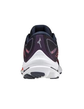 Zapatillas Mizuno Wave Rider 25 Berenjena Mujer