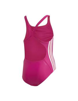 Bañador Adidas Fit Suit 3S YG Fucsia