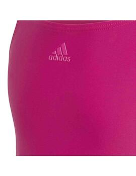 Bañador Adidas Fit Suit 3S YG Fucsia