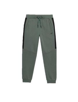 Pantalon 4F Sportswear Verde/Negro Niño
