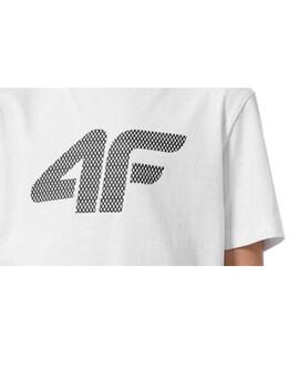 Camiseta 4F Sportswear Logo Blanco Niño