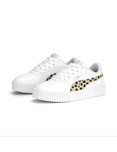 Zapatillas Puma Animal Blanco Niña