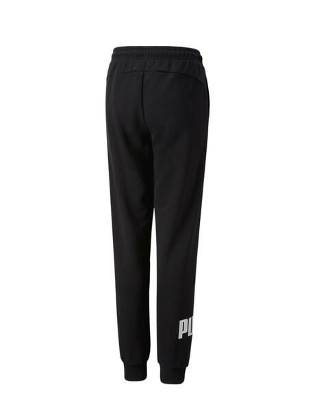 PUMA Hombre Pants Pantalones de Deporte con Logotipo Hombre Power S Black:  : Moda