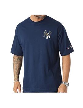 Camiseta Champion Yankees Marino Hombre