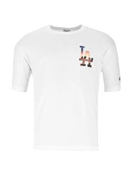 Camiseta Champion Dodgers Blanco Hombre