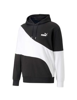 Sudadera Puma Power Cat Negro/Blanco Hombre