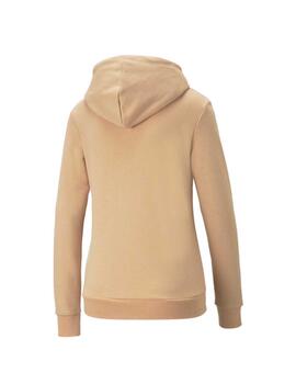 Sudadera Puma ESS+ Embroidery Castaño Mujer