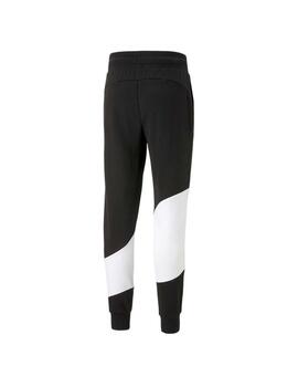 Pantalon Puma Power Cat Negro/Blanco Hombre