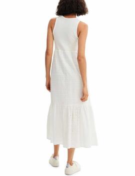 Vestido Desigual Lourdes Crudo Mujer