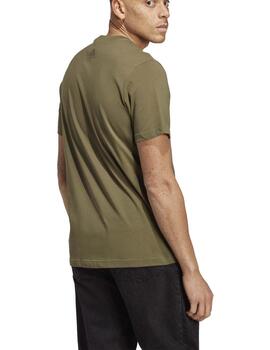 Camiseta Adidas M LIN SJ T Verde/Bco Hombre