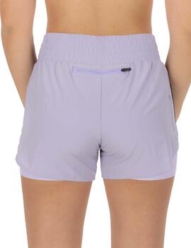 Short Mizuno Active 2IN1 4.5 W Lila Mujer