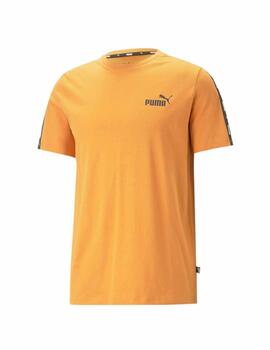 Camiseta Puma ESS+ Tape Ocre Hombre