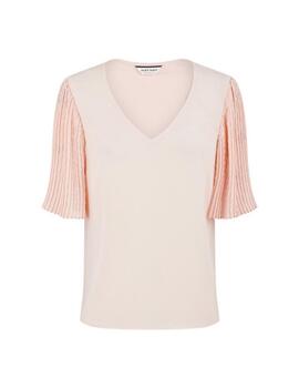 Camiseta Naf Naf Ocharlotte MC Nude Mujer