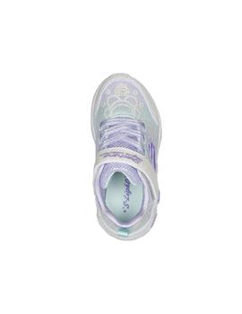 Zapatillas Skechers S'Lights Princes Vrde/Mtc Niña