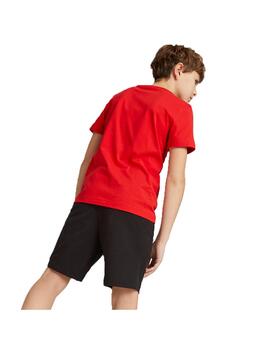 Set Puma Short Jersey Rojo/Negro Niño