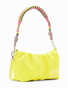 Bolso Desigual Lolos_Otterlo Pleats Amarillo Mujer