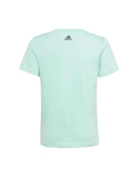 Camiseta Adidas G LIN T Verde Niña
