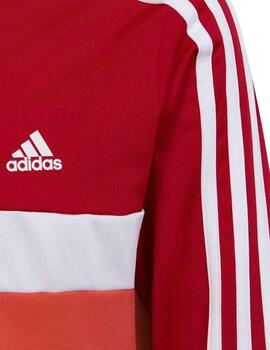 Chandal Adidas U 3S Tiberio TS Rojo/Bco/Mno