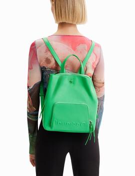 Mochila Desigual Half Logo 23_Sumy Min Verde Mujer