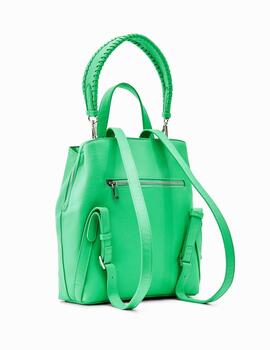 Mochila Desigual Half Logo 23_Sumy Min Verde Mujer