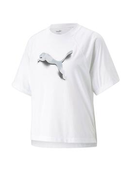 Camiseta Puma Modern Sports Oversized Blanco Mujer