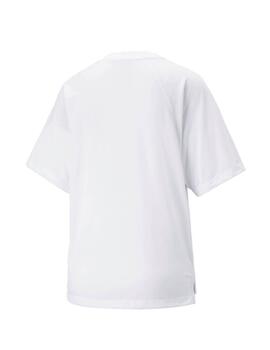 Camiseta Puma Modern Sports Oversized Blanco Mujer