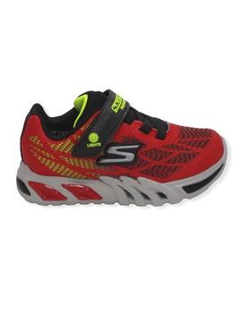 Zapatillas Skechers S-Lights Vorlo Rojo Niño