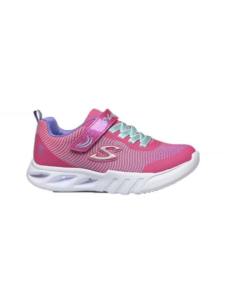 proyector refrigerador Facturable Zapatillas Skechers S-Lights Flick.F Fucsia Niña