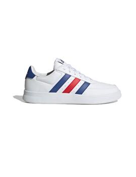 Zapatillas Adidas Breaknet 2.0 Bco/Azul/Rj Hombre