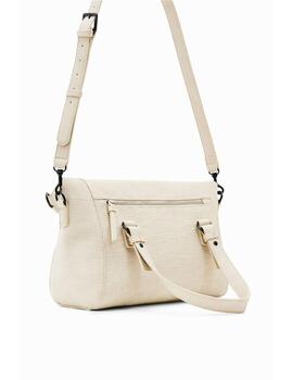 Bolso Desigual Aquiles Loverty 2.0 Crudo Mujer