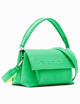 Bolso Desigual Half Logo 23 Venecia Verde Mujer