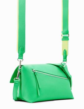 Bolso Desigual Half Logo 23 Venecia Verde Mujer