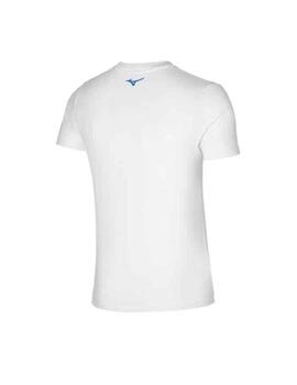 Camiseta Mizuno Athletic Graphic Blanco Hombre