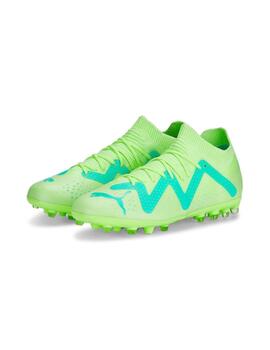 Botas Puma Future Match MG JR Amarillo/Verde