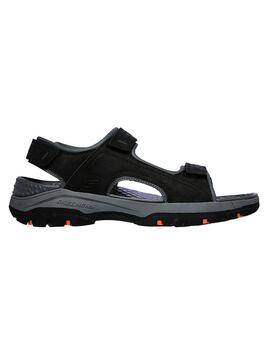 Sandalias Skechers Tresmen Garo Negro Hombre