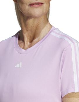 Camiseta Adidas TR-ES 3S MC Lila Mujer