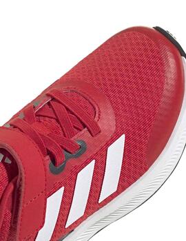 Zapatillas Adidas RunFalcon 3.0 EL K Rojo
