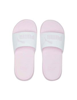 Chanclas Puma Popcat 20 Blanco/Rosa Mujer