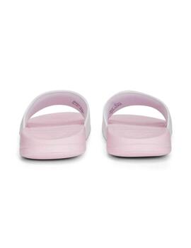 Chanclas Puma Popcat 20 Blanco/Rosa Mujer