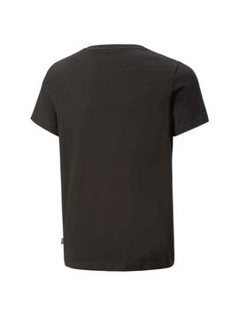 Camiseta Puma ESS+ Logolab Negro Niño