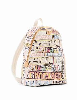 Mochila Desigual Lettering Mariscal Momba Mc Mujer