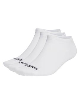 Calcetines Adidas T Lin Low 3P Blanco